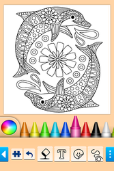 Mandala Coloring Pages Screenshot 1