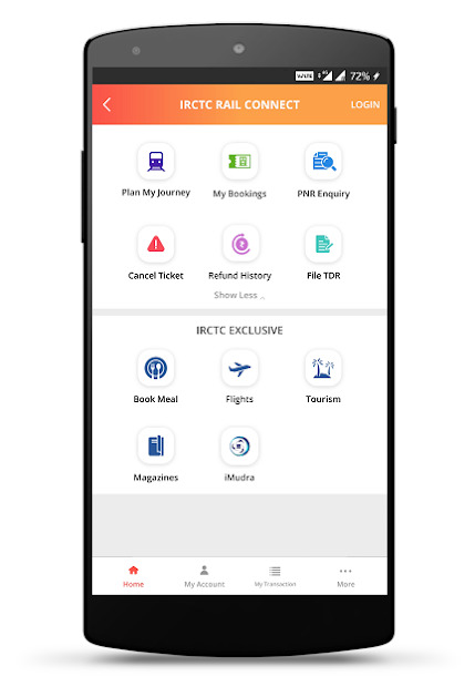 IRCTC Rail Connect For Android - Download APK