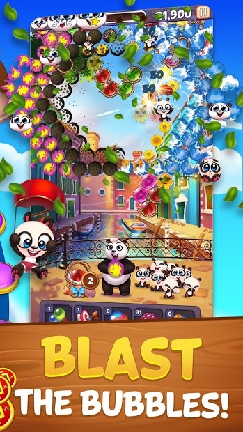 panda pop! bubble shooter saga | blast bubbles