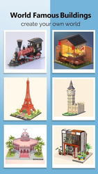Pocket World 3D - Assemble models unique puzzle Screenshot 2