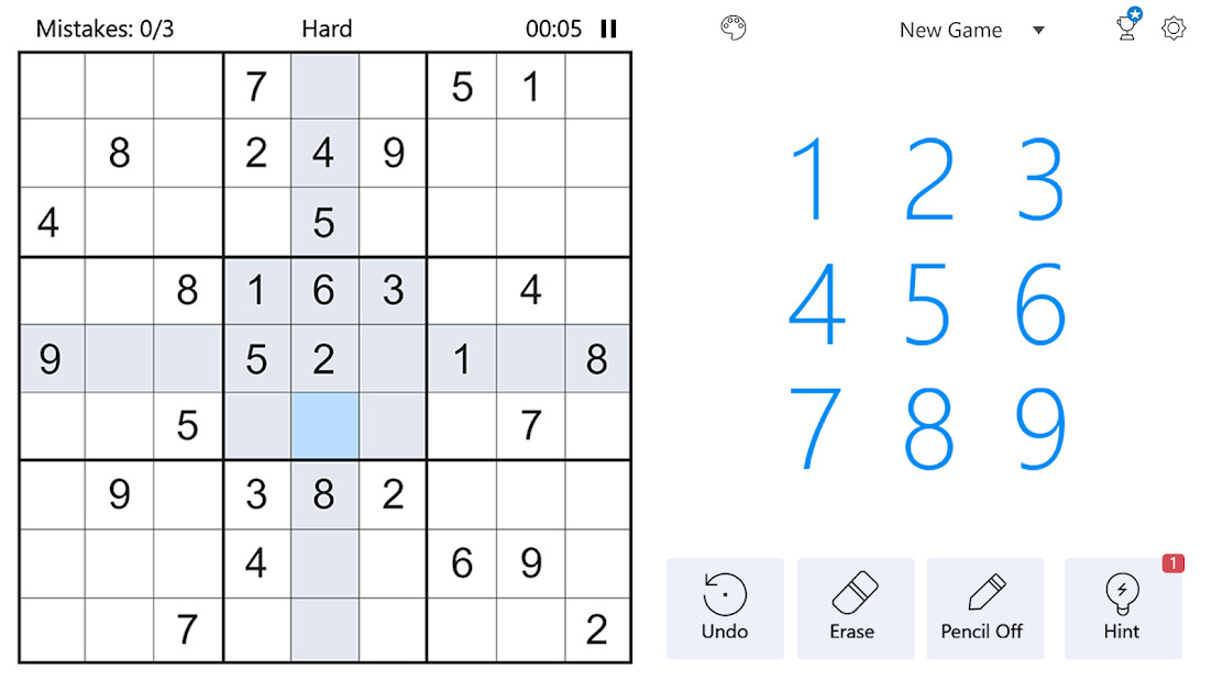 free sudoku game