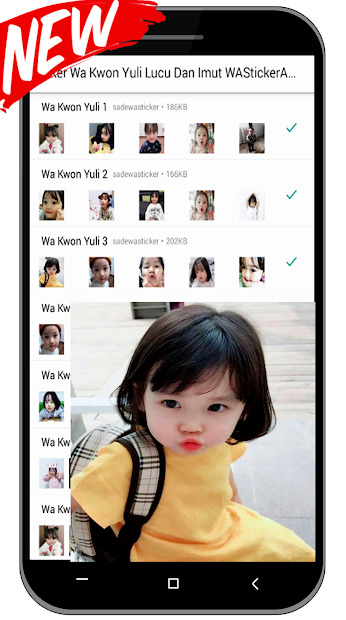 Stiker Wa Kwon  Yuli  Lucu Dan Imut WAStickerApps for 