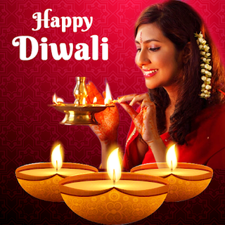 Happy Diwali Photo Frame 2020, Diwali Photo Editor Иконка