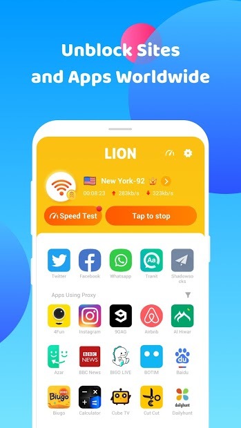 Lion VPN: Free VPN Proxy, Unblock Site VPN Browser for ...