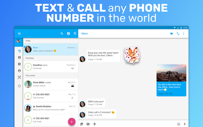 Text Me: Text Free, Call Free, Second Phone Number Screenshot 6