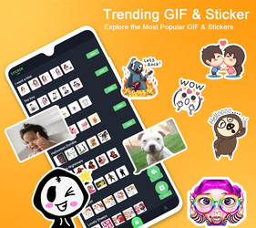 ❤️Emoji keyboard - Cute Emoticons, GIF, Stickers Screenshot 4