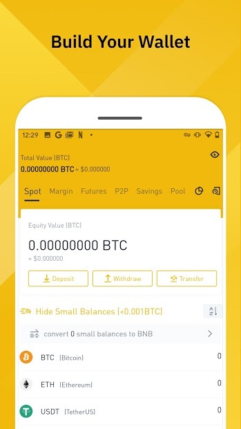 binance bitcoin marketplace & crypto wallet apk download