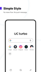 UC Browser Turbo- Fast Download, Secure, Ad Block Screenshot 1